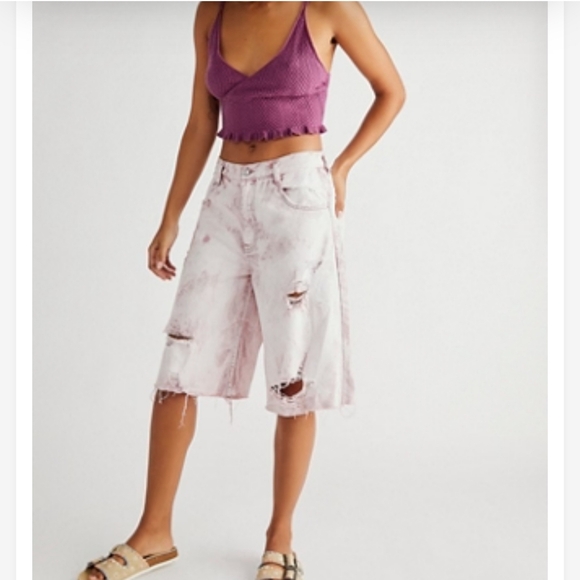 NWOT Free People Salinas Shorts - Picture 2 of 6